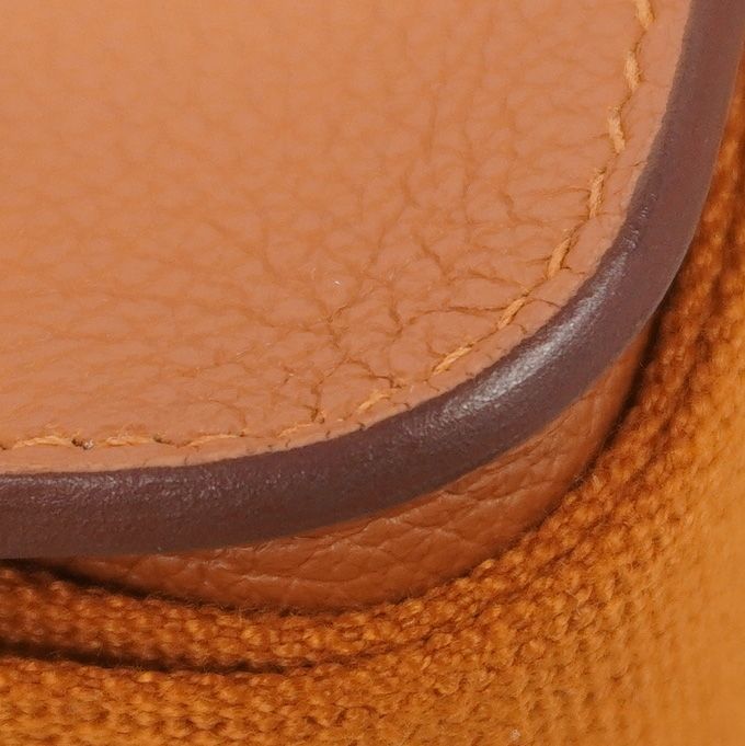 Hermes Shoulder Bag Geta Evercolor Gold — view 7