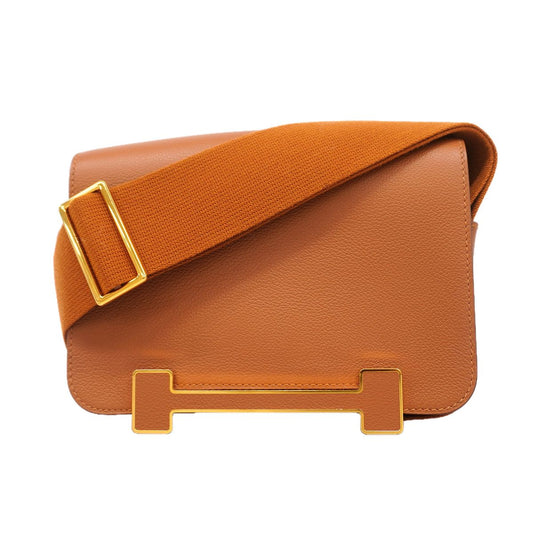Hermes Shoulder Bag Geta Evercolor Gold