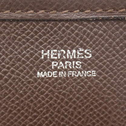 Hermes Shoulder Bag Evelyne Veau Epsom Havana Silver — view 5