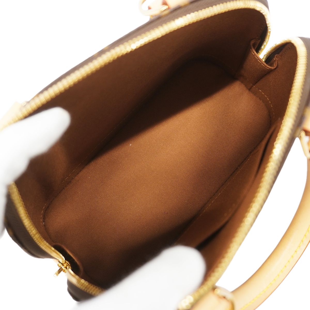Louis Vuitton Handbag Monogram Alma BB Brown 2-Way Bag — view 4