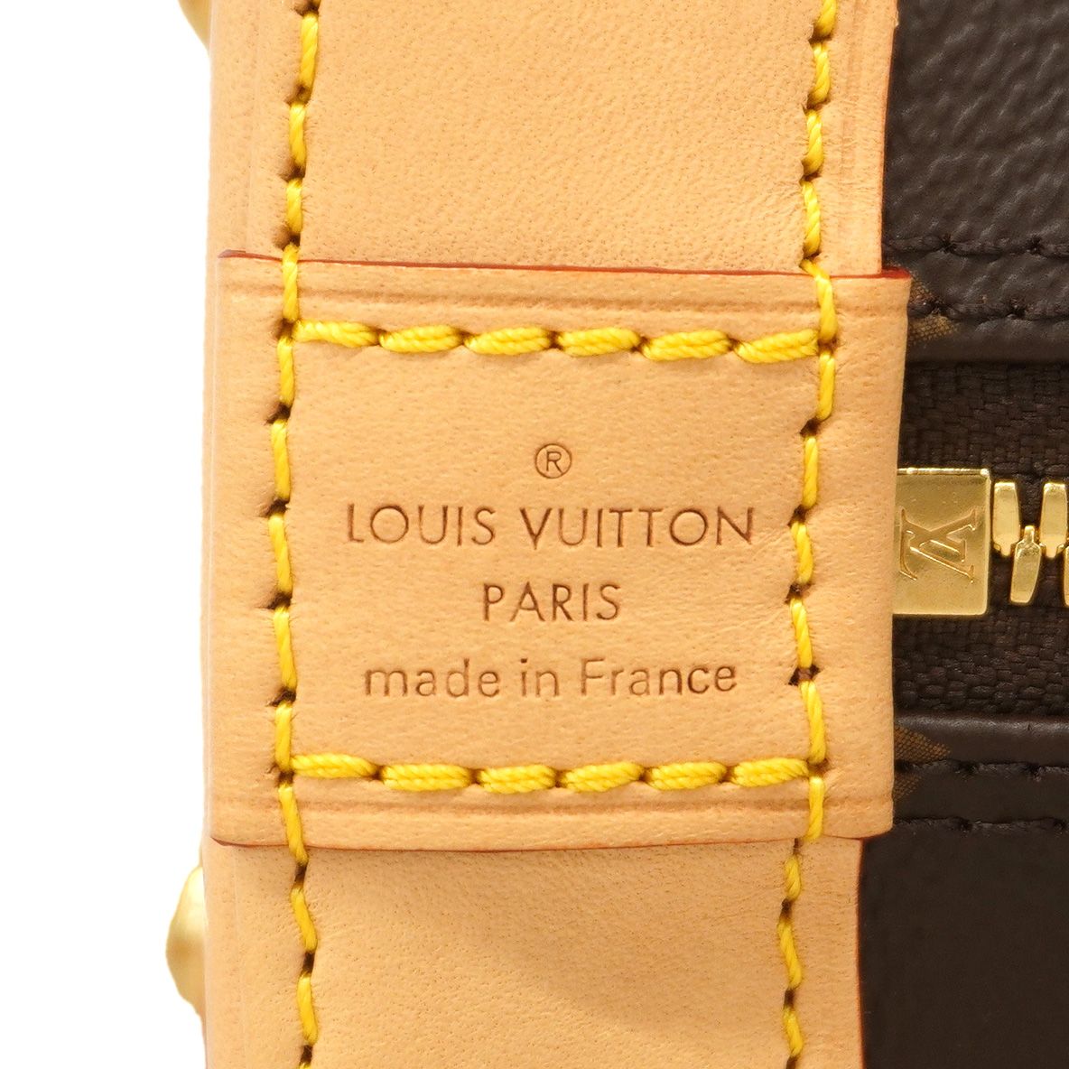 Louis Vuitton Handbag Monogram Alma BB Brown 2-Way Bag — view 5