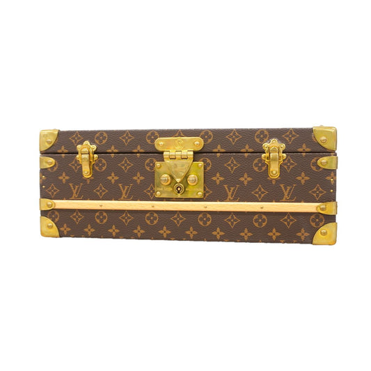 Louis Vuitton Trunk Case Monogram Malfleur Brown