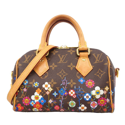 Louis Vuitton Handbag Monogram Super Flat Takashi Murakami Collaboration Speedy