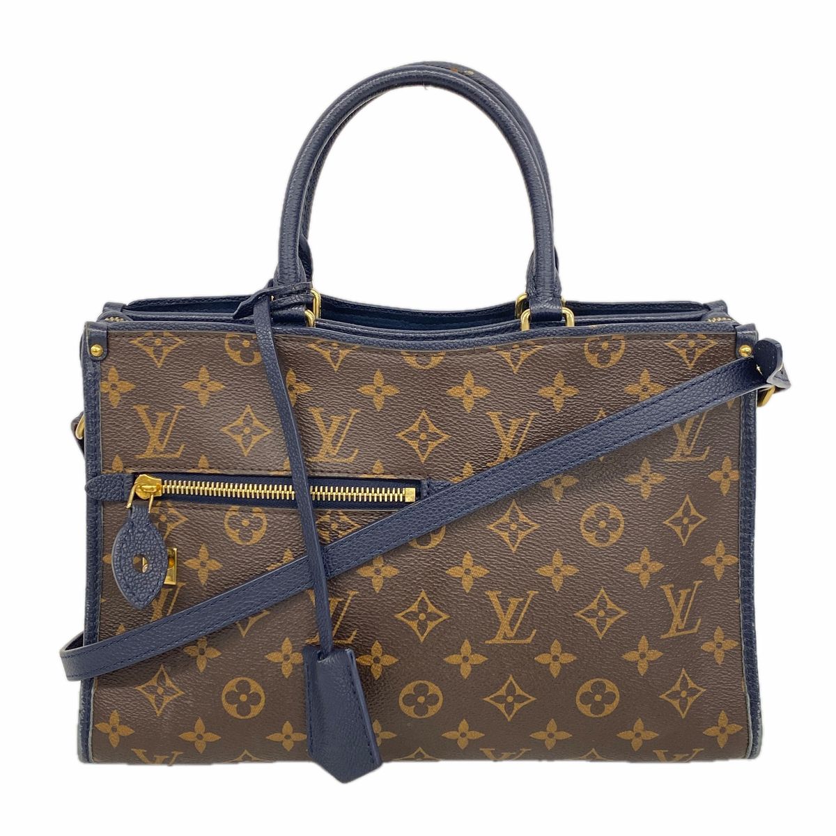 Louis Vuitton Handbag Monogram Popincourt PM Brown Marine 2-Way Bag
