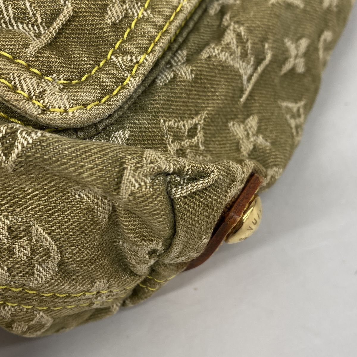 Louis Vuitton Shoulder Bag Monogram Denim Baggy PM Riken — view 6