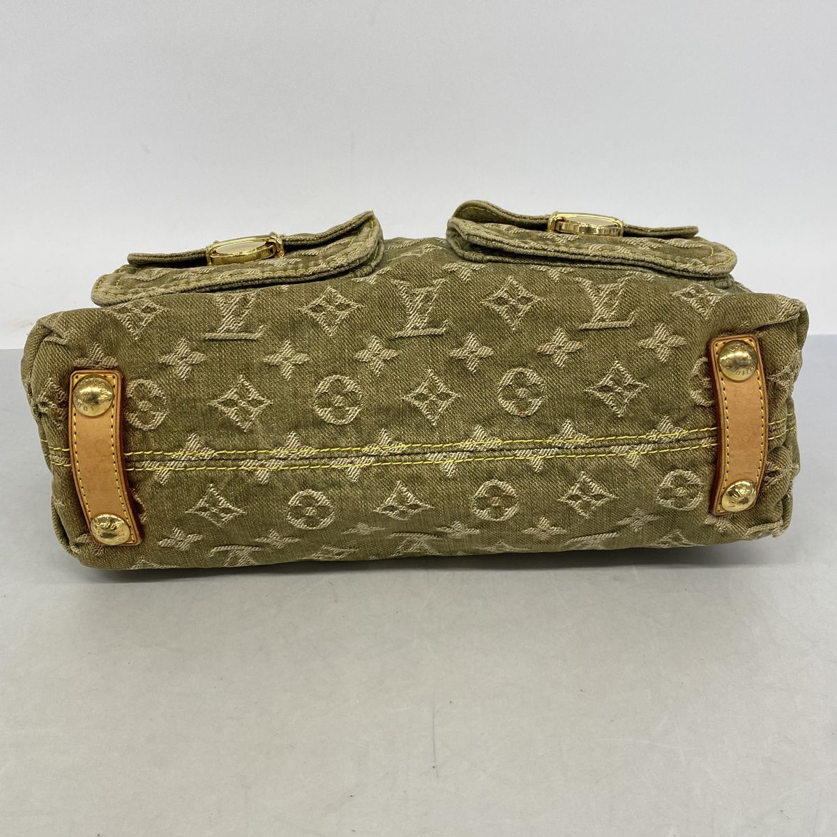 Louis Vuitton Shoulder Bag Monogram Denim Baggy PM Riken — view 3