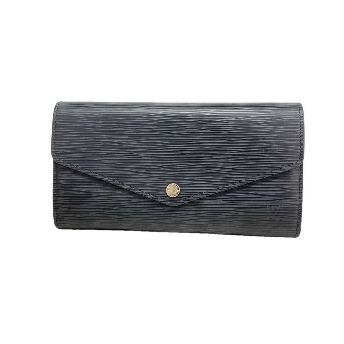 Louis Vuitton Wallet Epi Portefeuille Sarah Noir