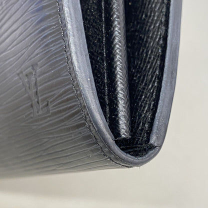 Louis Vuitton Wallet Epi Portefeuille Sarah Noir — view 5