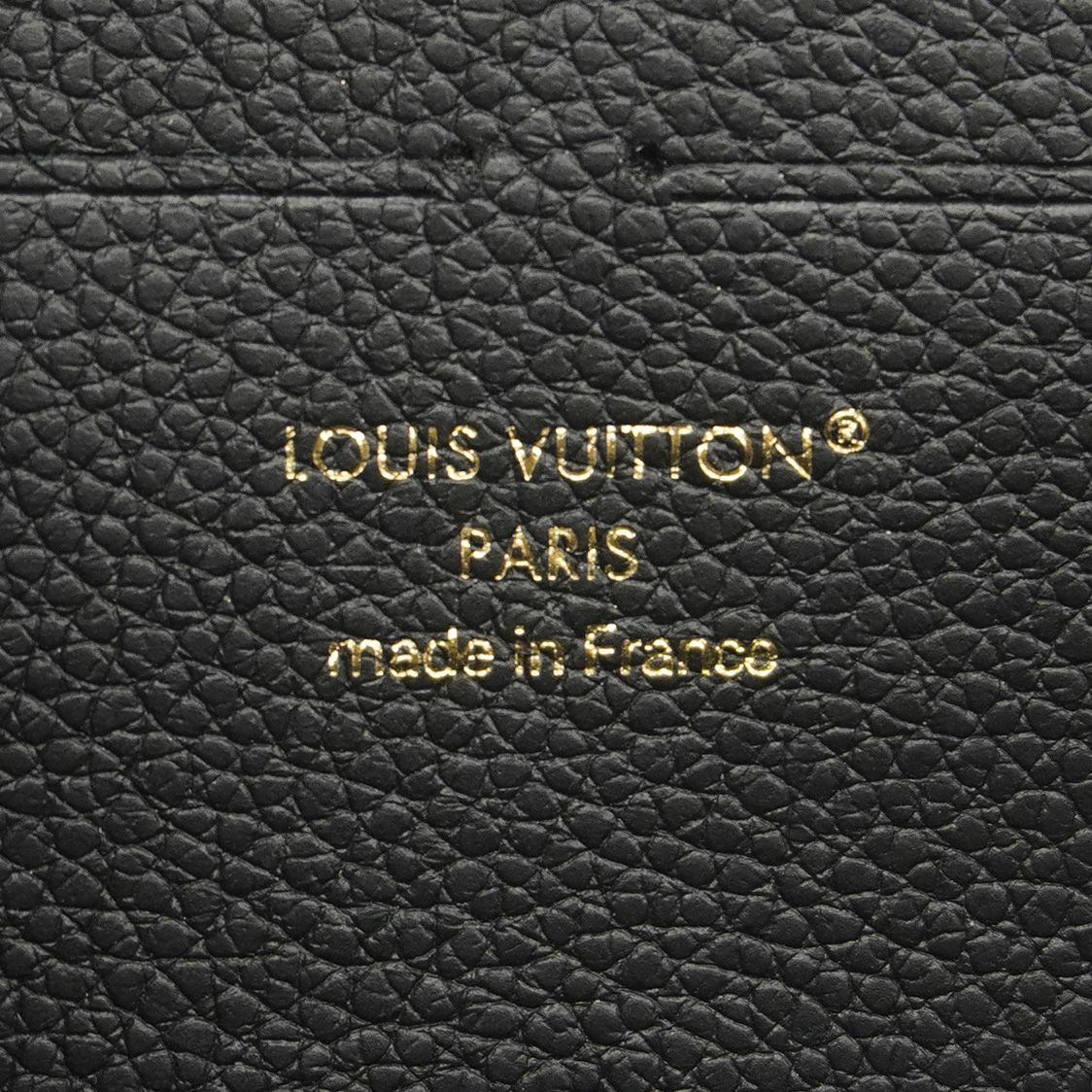 Louis Vuitton Wallet Monogram Empreinte Portefeuille Clemence Noir — view 4