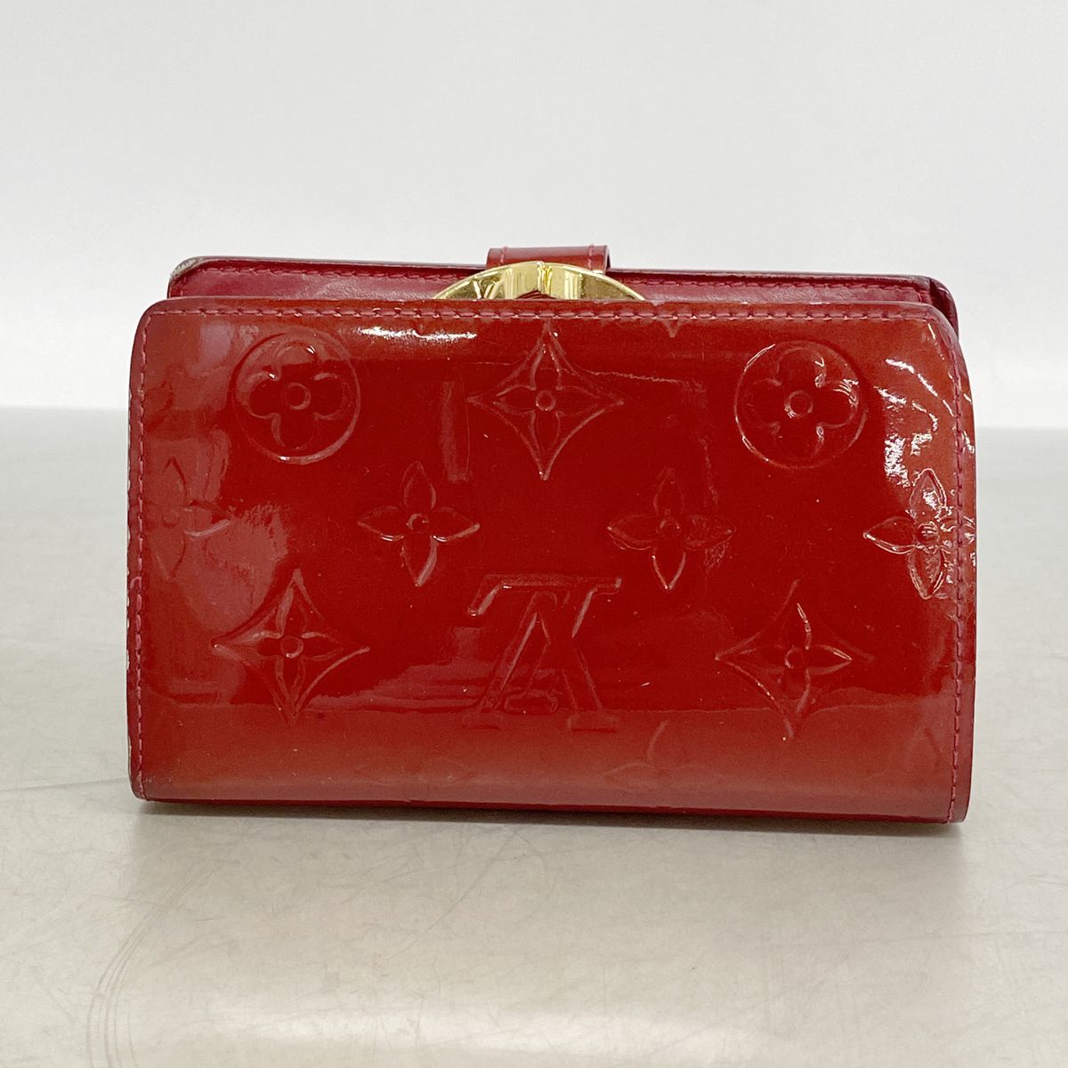 Louis Vuitton Wallet Vernis Portefeuille Viennois Pomme D'amour — view 8