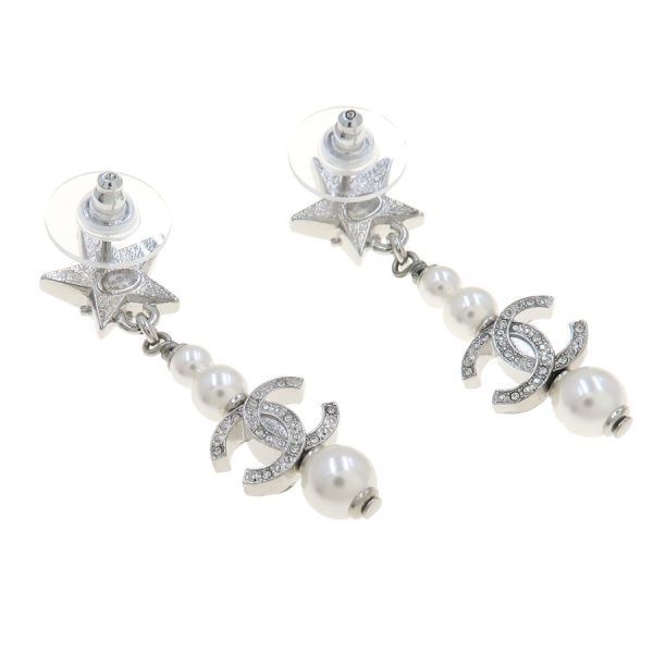 Chanel 20P Earrings Silver — view 5
