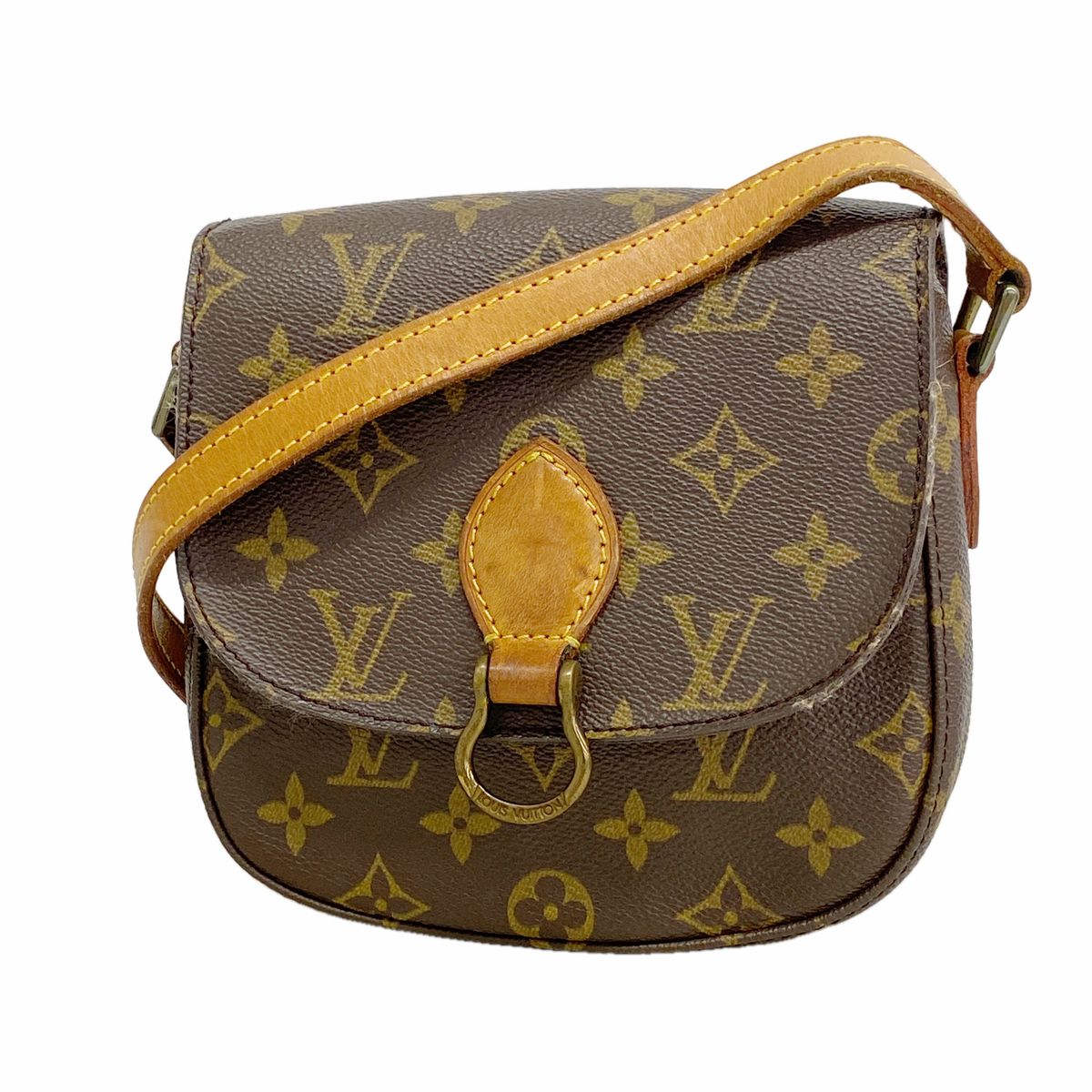 Louis Vuitton Shoulder Bag Monogram Mini Saint-cloud Brown