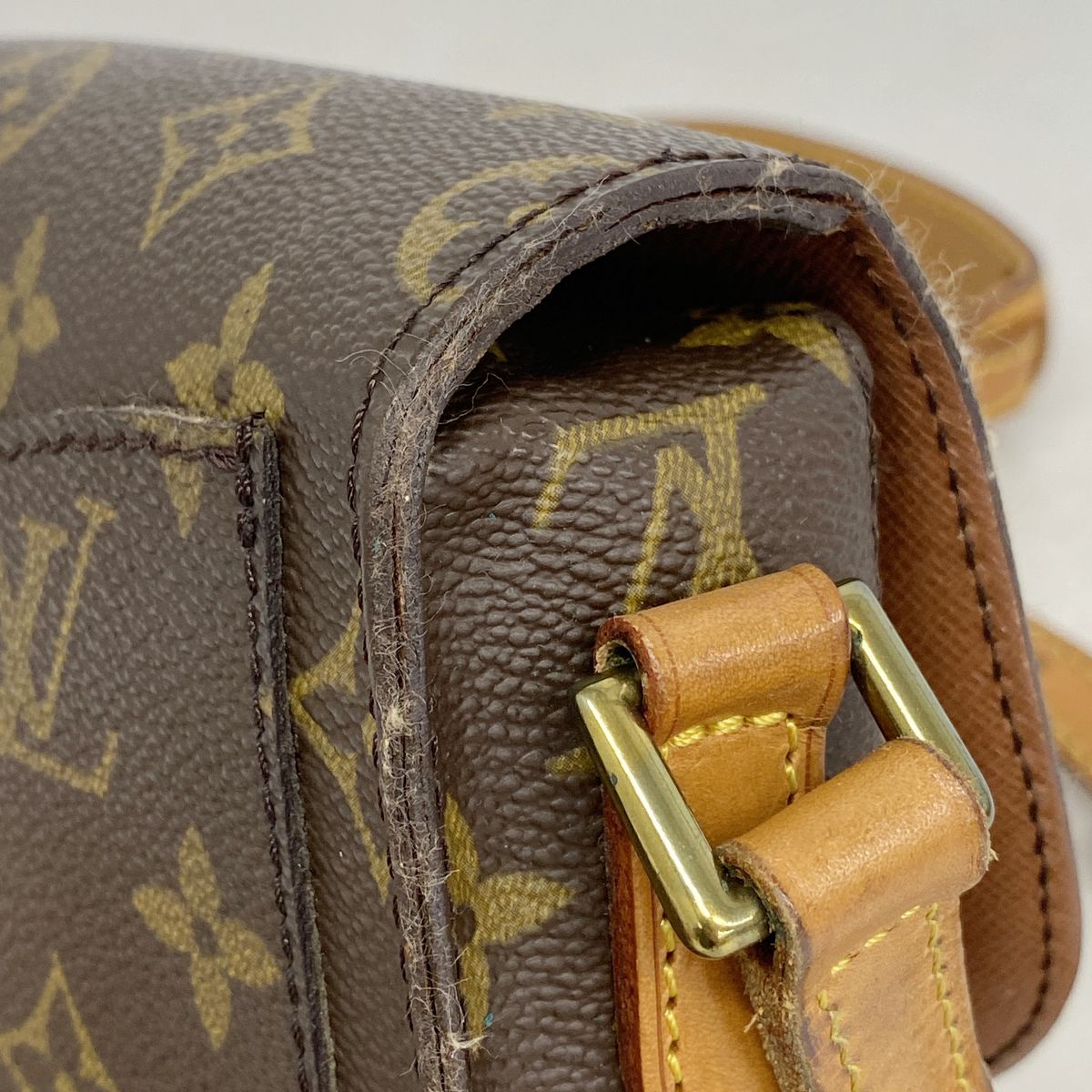 Louis Vuitton Shoulder Bag Monogram Mini Saint-cloud Brown — view 7