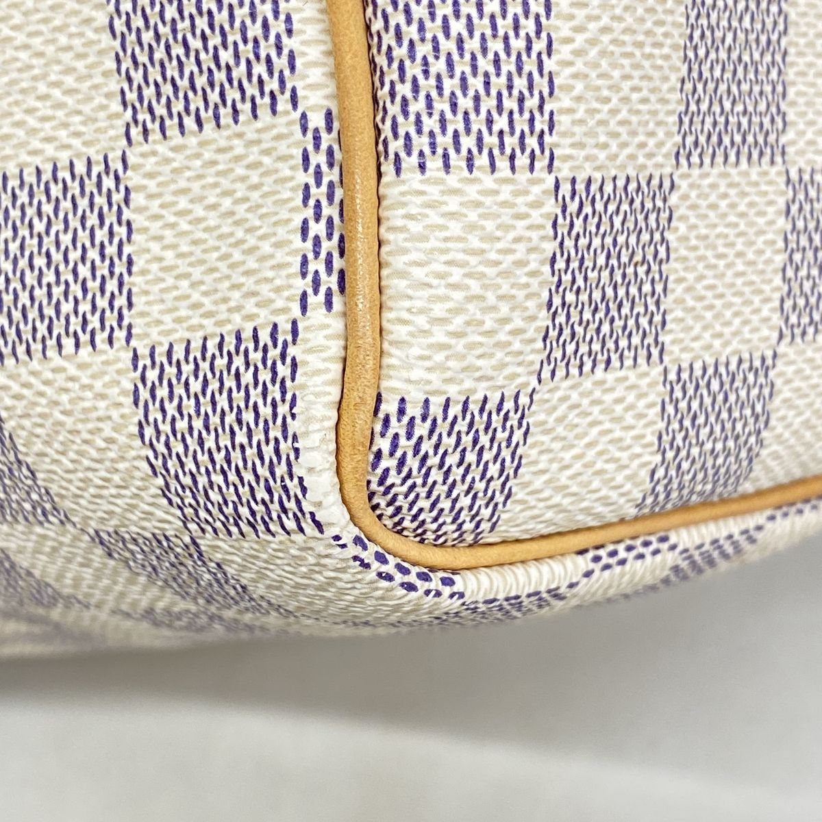 Louis Vuitton Handbag Damier Azur Speedy 25 White — view 7