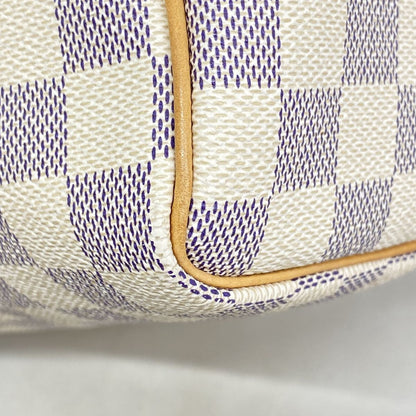 Louis Vuitton Handbag Damier Azur Speedy 25 White — view 7