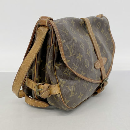 Louis Vuitton Shoulder Bag Monogram Saumur 30 Brown — view 2
