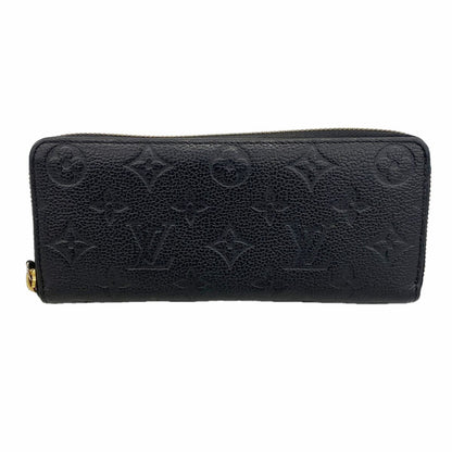 Louis Vuitton Wallet Monogram Empreinte Portefeuille Clemence Noir