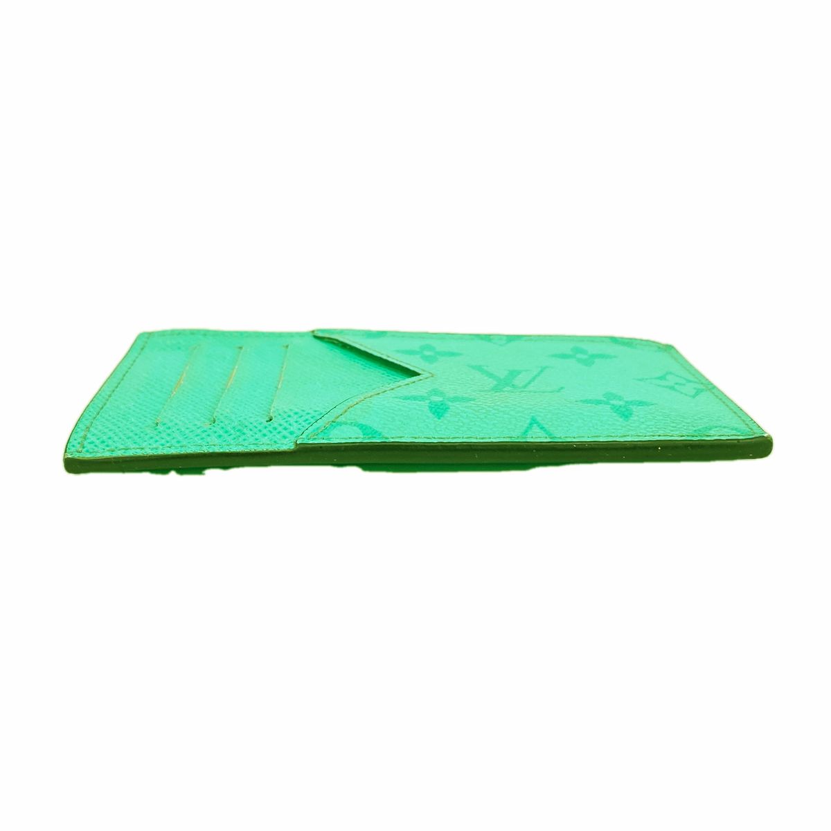 Louis Vuitton Taigarama Coin Card Holder Minty Green — view 2