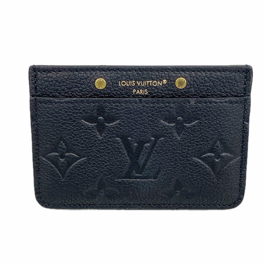 Louis Vuitton Card Case Monogram Empreinte Porte Cartes Simple Noir