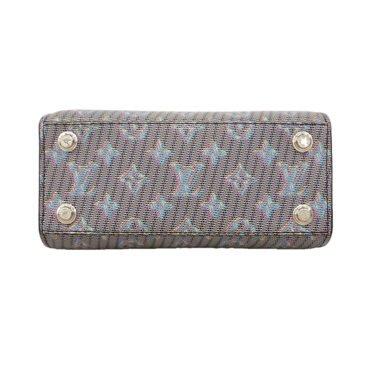 Louis Vuitton Handbag Monogram LV Pop City Steamer Mini Blue 2-Way Bag — view 3