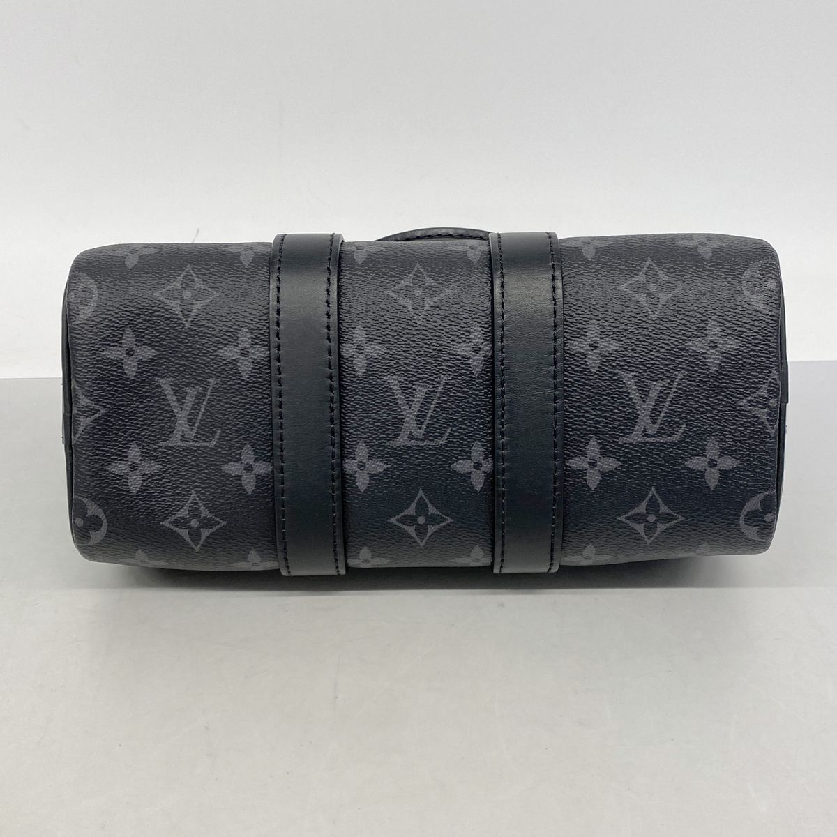 Louis Vuitton Handbag Monogram Eclipse Keepall Bandouliere 25 Black 2-Way Bag — view 3