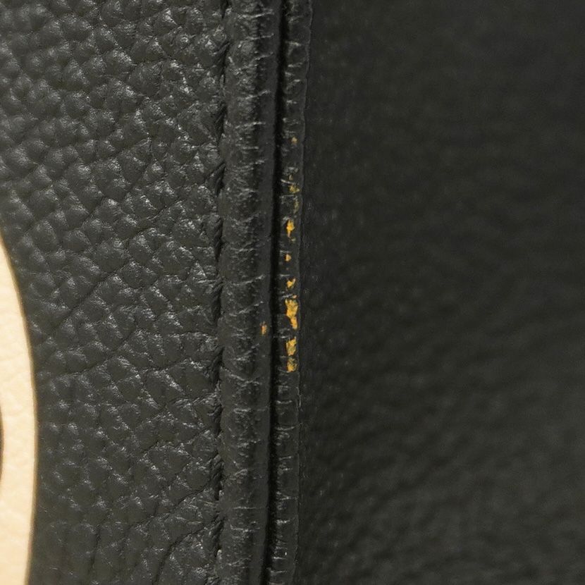 Louis Vuitton Tote Bag Monogram Empreinte On The Go MM Black Beige 2-Way — view 7
