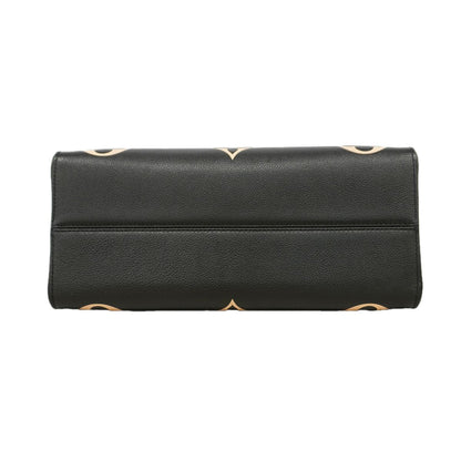 Louis Vuitton Tote Bag Monogram Empreinte On The Go MM Black Beige 2-Way — view 3