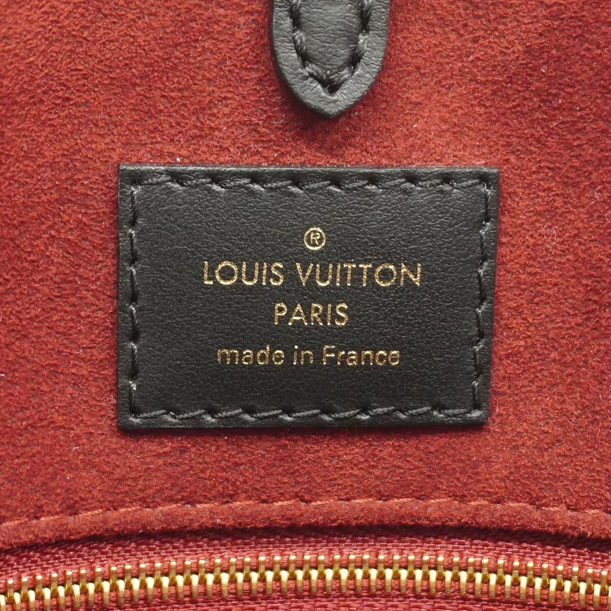 Louis Vuitton Tote Bag Monogram Empreinte On The Go MM Black Beige 2-Way — view 5