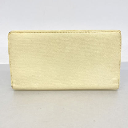 Chanel Wallet Coco Buttons Leather Ivory Gold — view 8