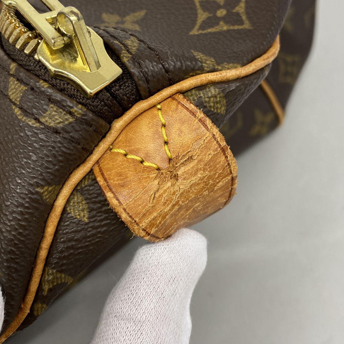 Louis Vuitton Boston Bag Monogram Keepall 50 Brown — view 7