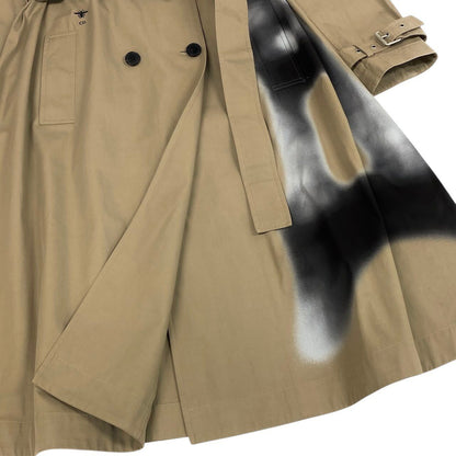 Dior la Tour Eiffelt Trench Coat Beige Cotton 42 — view 7