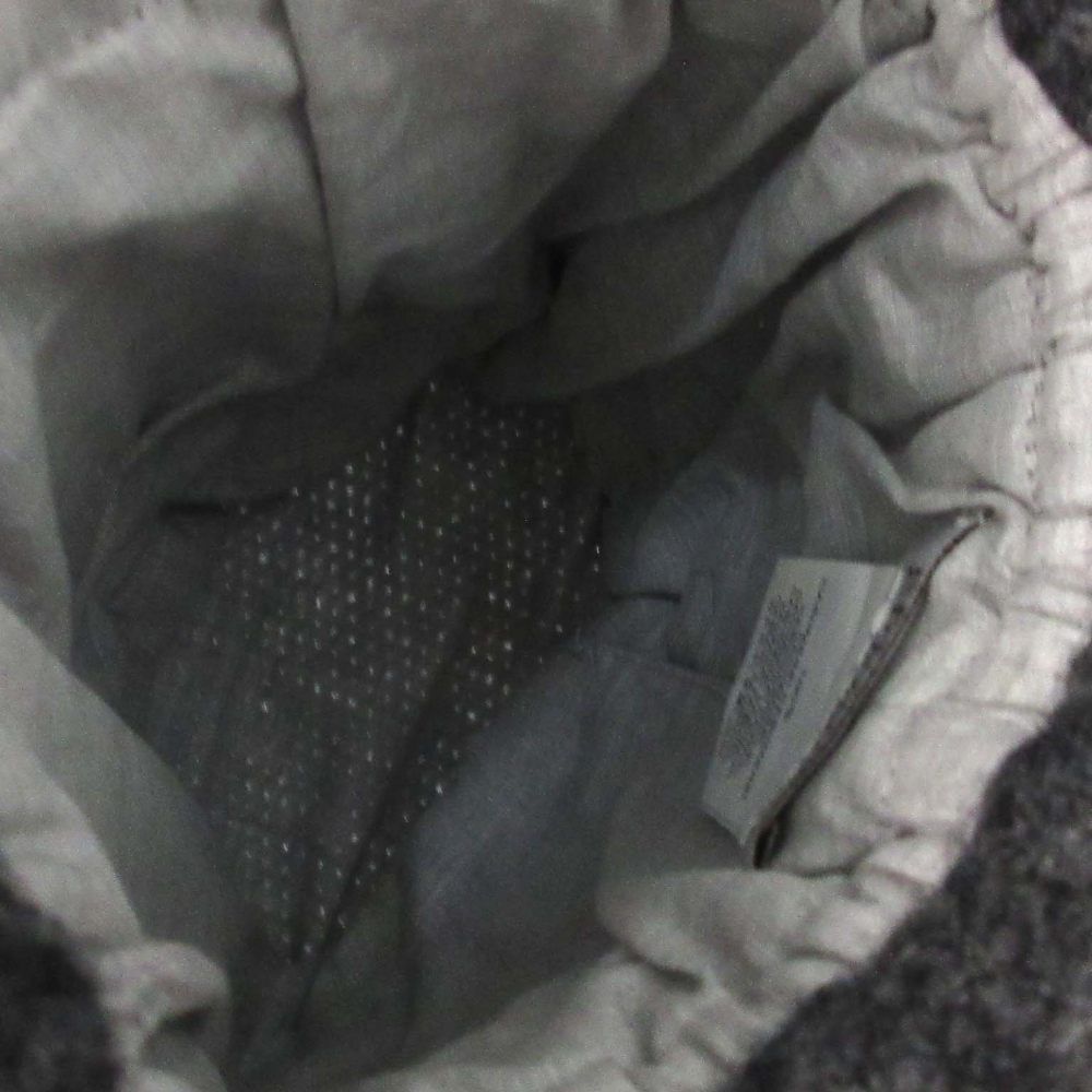Brunello Cucinelli Cashmere Rib Knit Drawstring Pouch Charcoal Gray Sweater — view 4