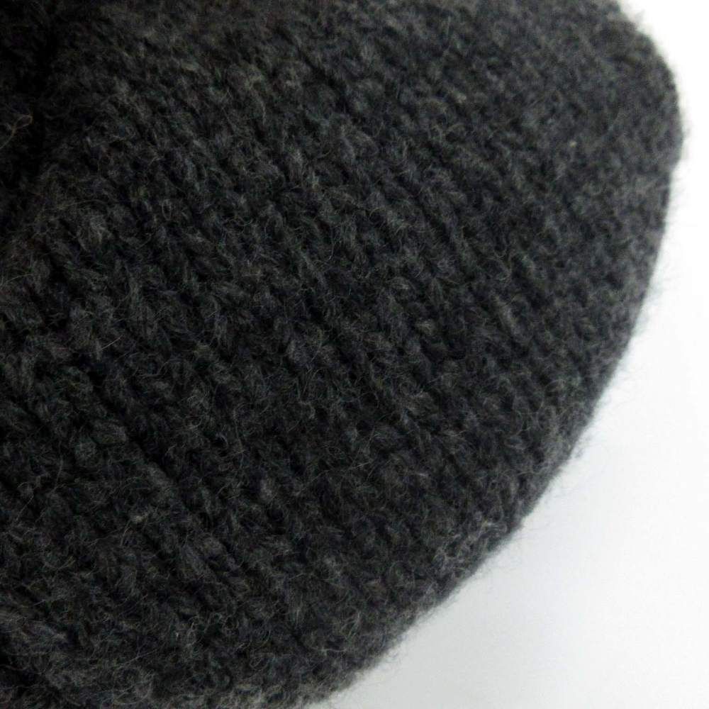 Brunello Cucinelli Cashmere Rib Knit Drawstring Pouch Charcoal Gray Sweater — view 3