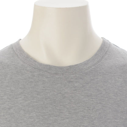 Louis Vuitton Cotton Logo Embroidery Crew Neck Short Sleeve T-Shirt Gray — view 5
