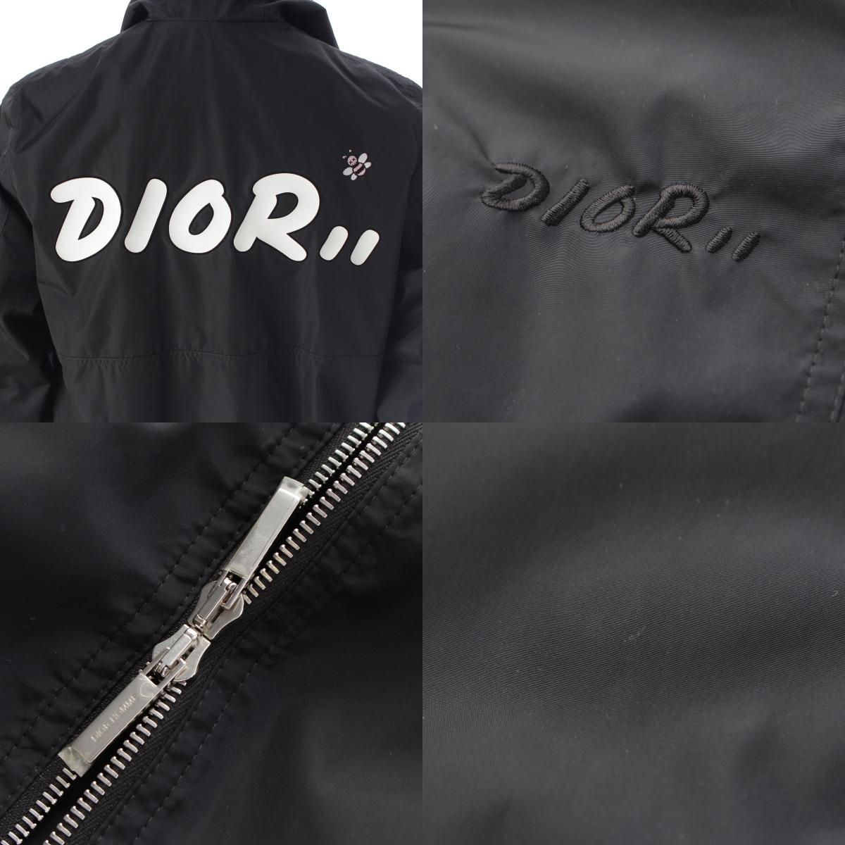Dior Homme Kaws Nylon Jacket Bee Embroidery Back Logo Black 48 — view 8