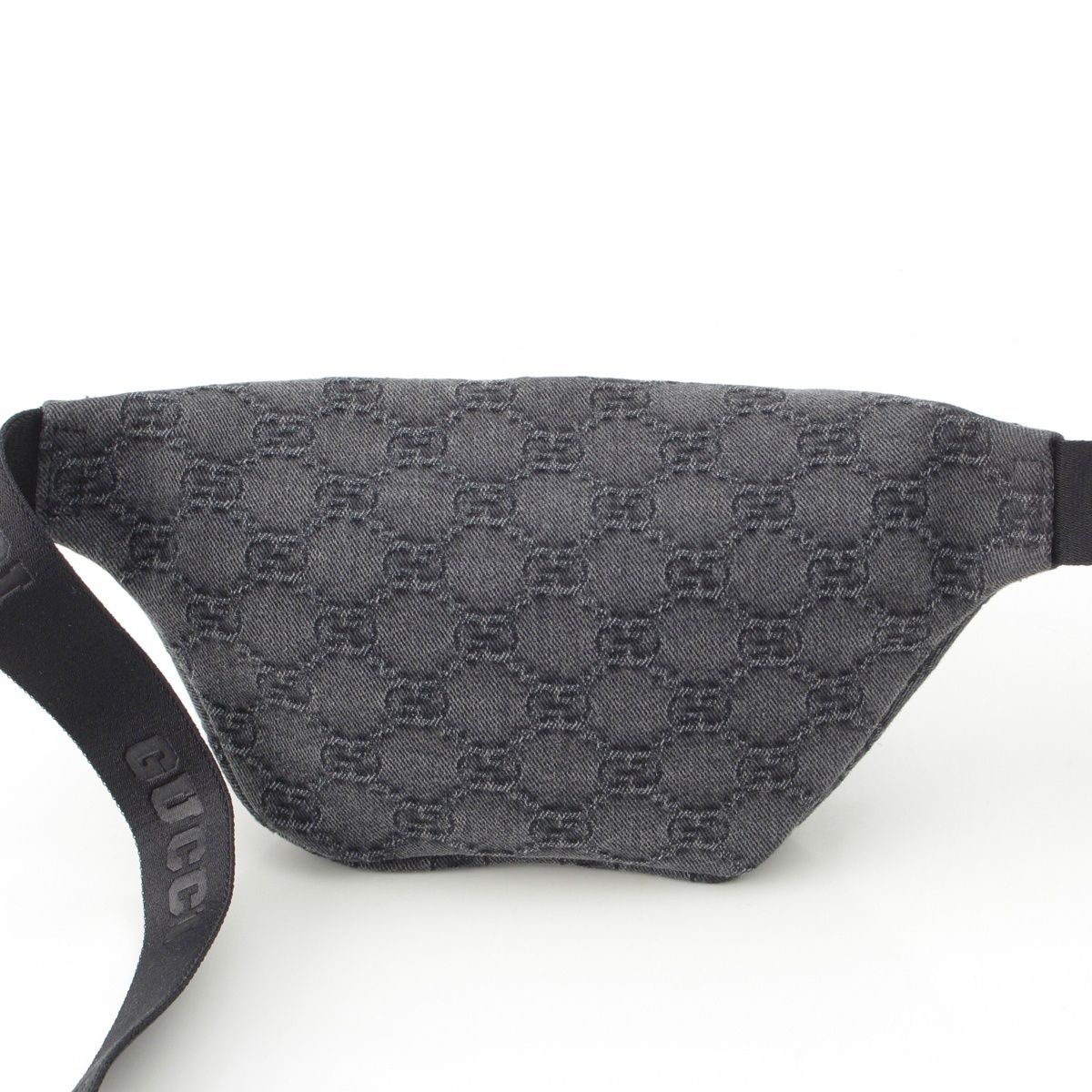 Gucci GG Denim Waist Bag Gray — view 4