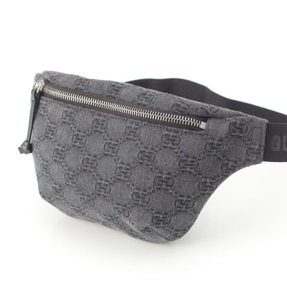 Gucci GG Denim Waist Bag Gray — view 2