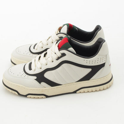 Gucci Re Web Leather Sherry Line Low-Top Sneakers White — view 3