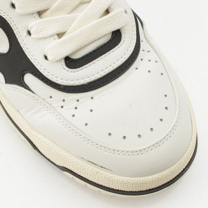 Gucci Re Web Leather Sherry Line Low-Top Sneakers White — view 6
