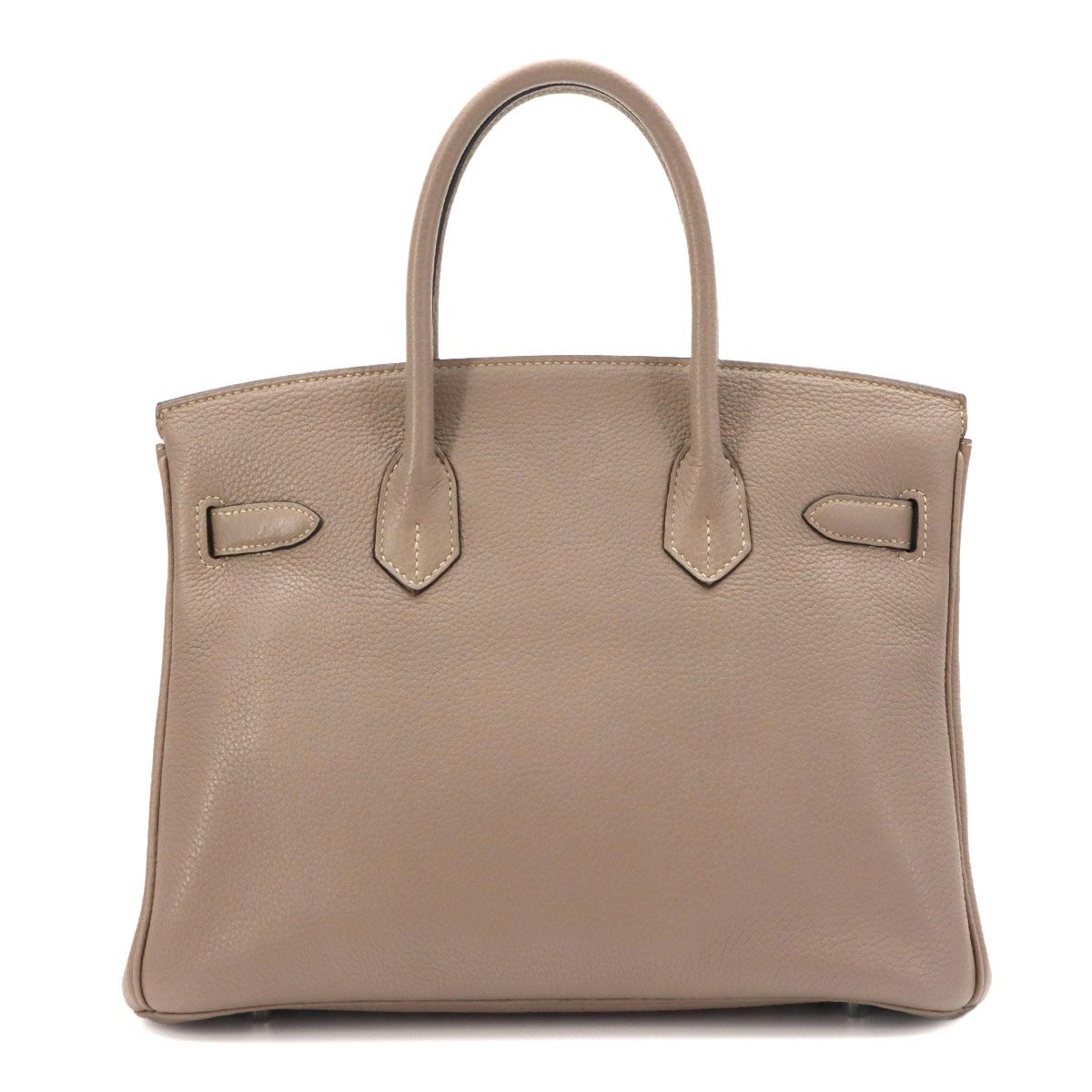 Hermes Birkin 30 Togo Tourtiere Gray Hand Bag Silver — view 3