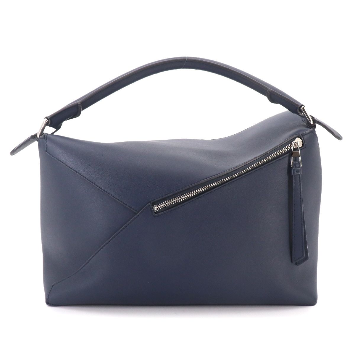 Loewe Puzzle Edge Bag Large 2-Way Bag Leather Navy — view 2