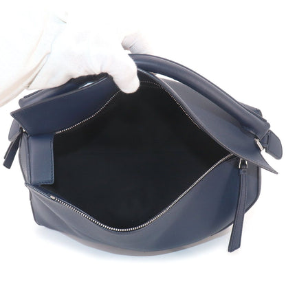 Loewe Puzzle Edge Bag Large 2-Way Bag Leather Navy — view 6
