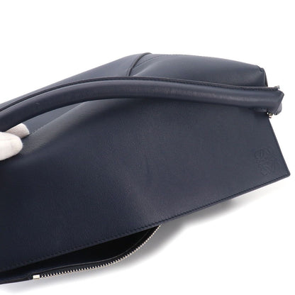 Loewe Puzzle Edge Bag Large 2-Way Bag Leather Navy — view 8