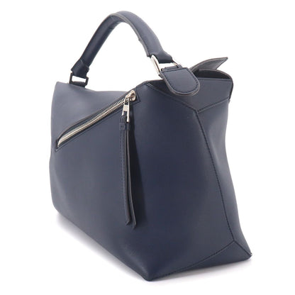 Loewe Puzzle Edge Bag Large 2-Way Bag Leather Navy — view 3
