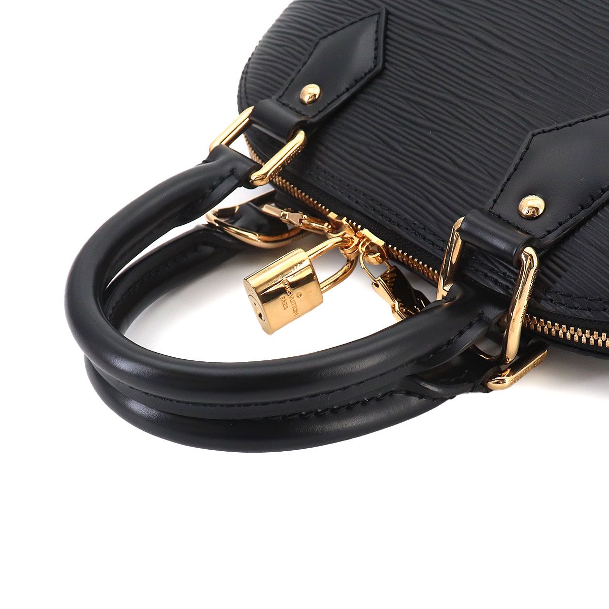Louis Vuitton LV x Takashi Murakami Epi Alma BB 2-Way Bag Black — view 6
