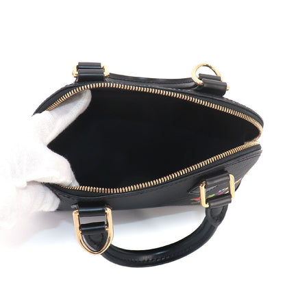 Louis Vuitton LV x Takashi Murakami Epi Alma BB 2-Way Bag Black — view 7