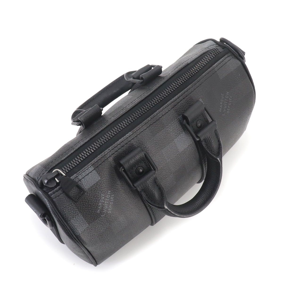 Louis Vuitton Damoflage Black Keepall Bandouliere 25 2-Way Bag — view 8