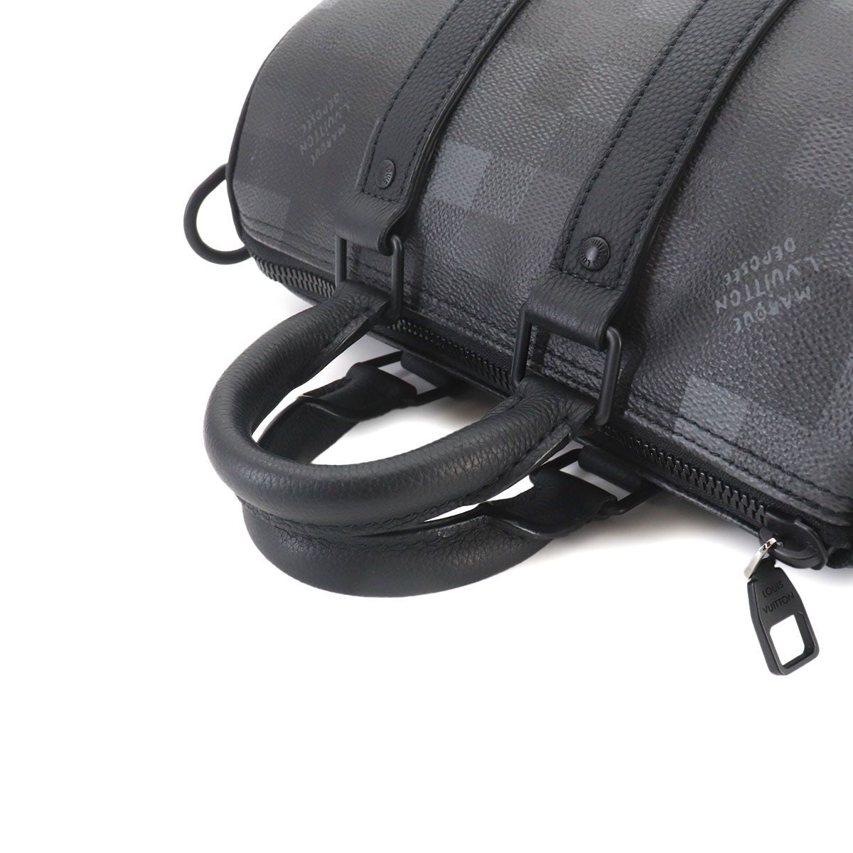 Louis Vuitton Damoflage Black Keepall Bandouliere 25 2-Way Bag — view 5