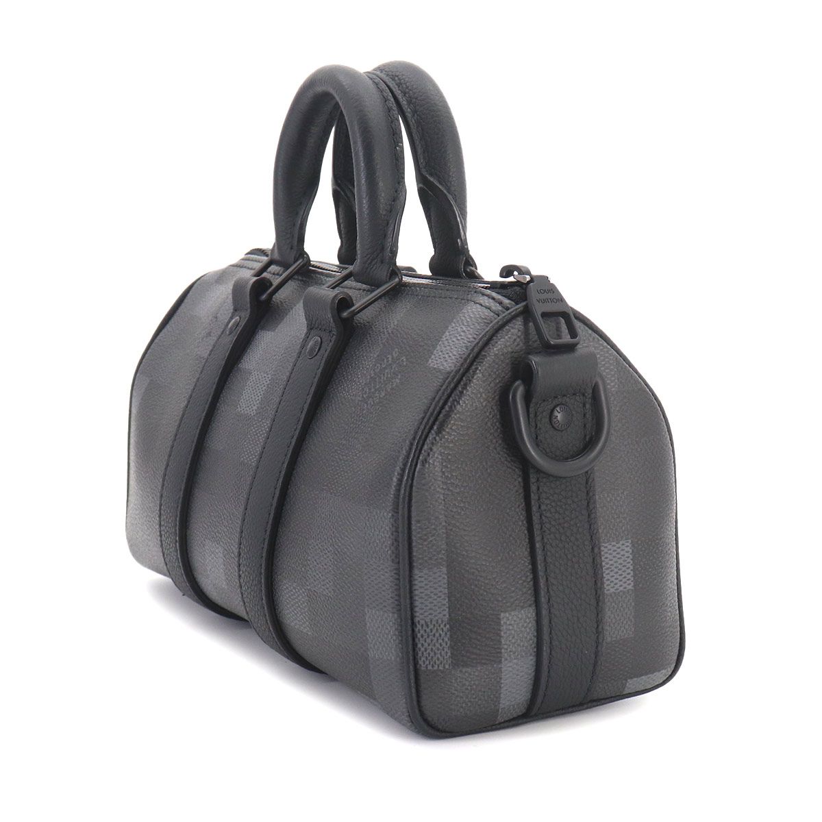 Louis Vuitton Damoflage Black Keepall Bandouliere 25 2-Way Bag — view 3