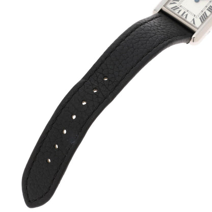 Cartier Tank Must SM Watch Steel Leather Silver Dial Quartz — view 6